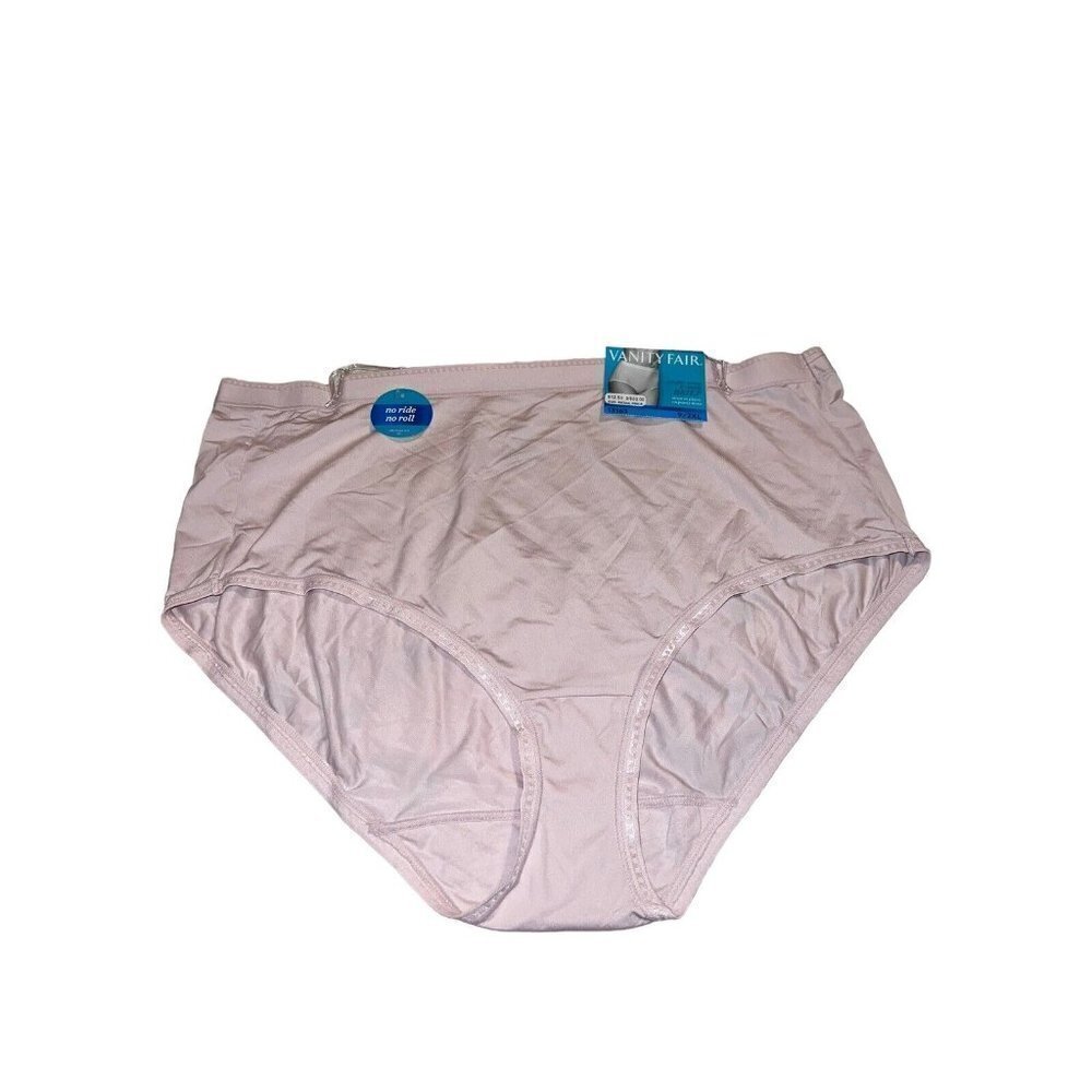 NWT VANITY FAIR Comfort Where It Counts Brief Panty 13163 Pale Pink 9/2XL